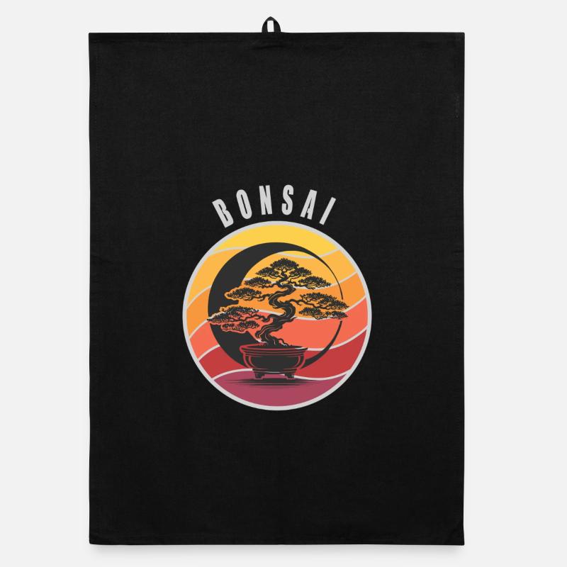 Bonsaï Coucher de soleil Torchon bio