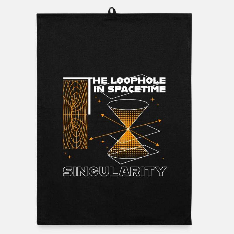 Loophole in Spacetime Organic Geschirrtuch