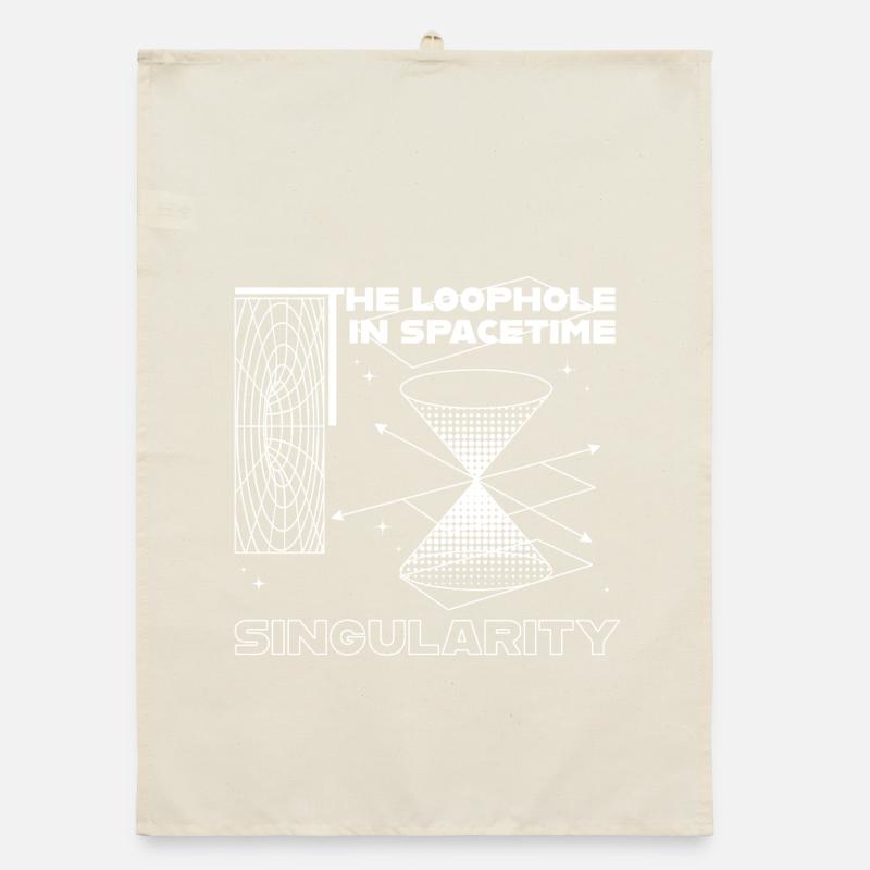 Singularity in the space-time hole Organic dish towel