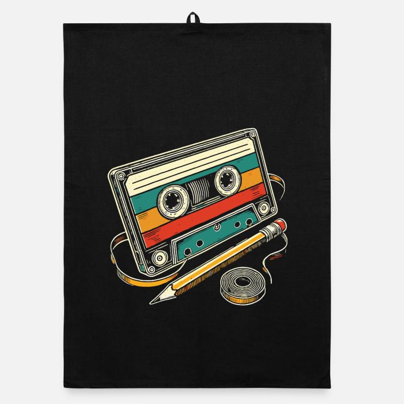 Vintage-Kassette Organic Geschirrtuch