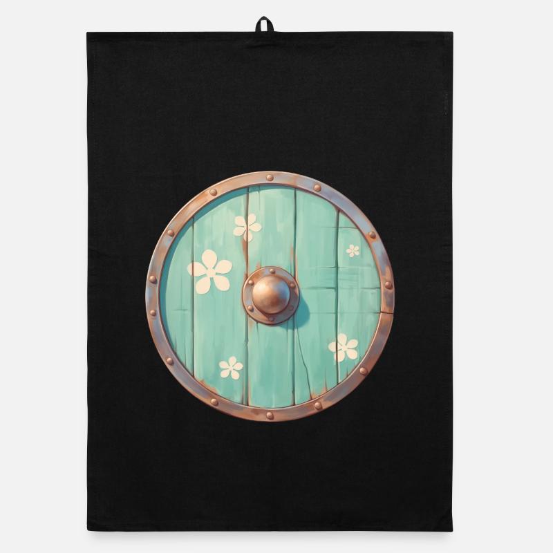 Wikinger-Schild Organic Geschirrtuch