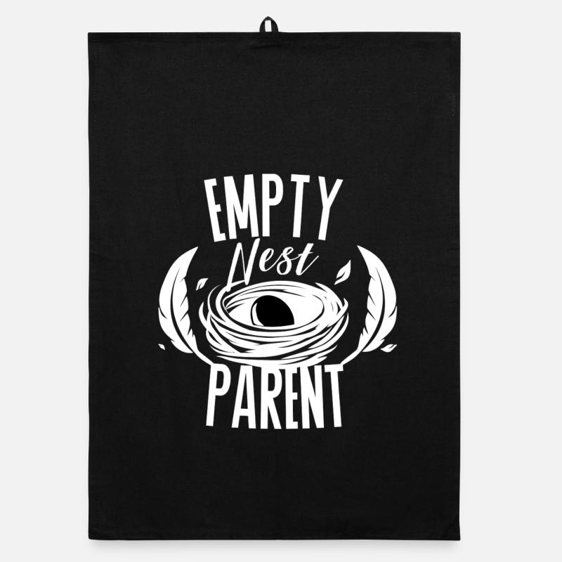 Empty Nest Parent – Minimal Eltern Design Organic dish towel