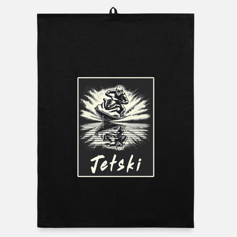 Jet Ski Vintage Style Torchon bio