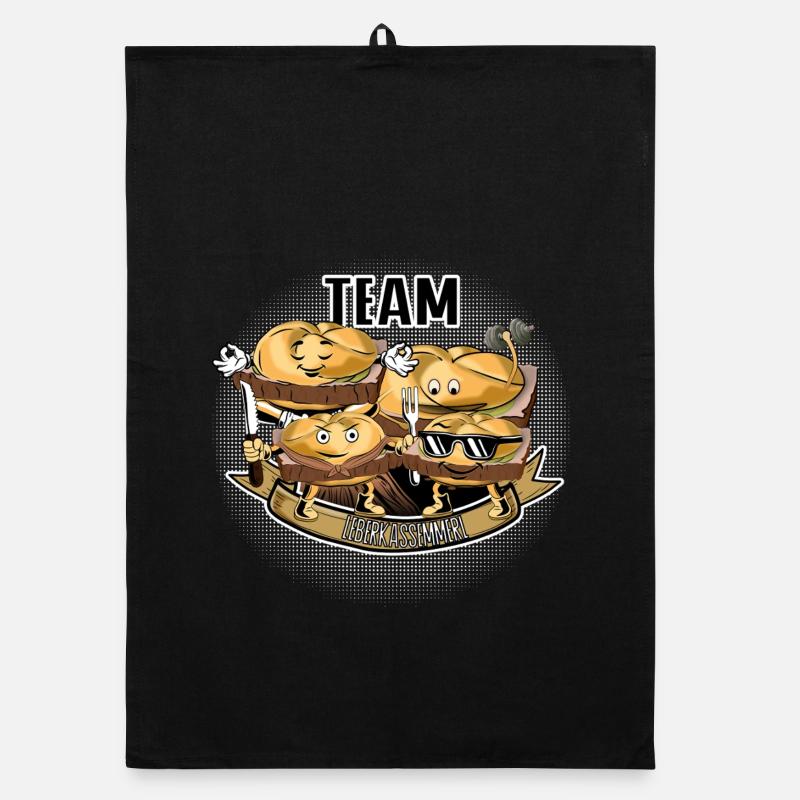 L’équipe Leberkassemmel – Snack Squad ! Torchon bio