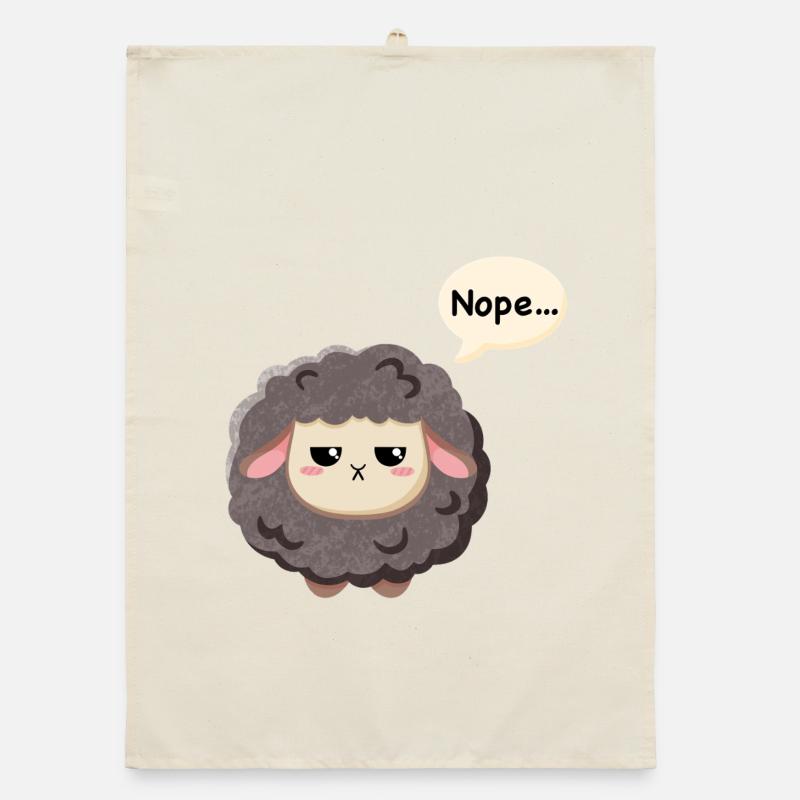 Black Sheep - Nope Organic dish towel