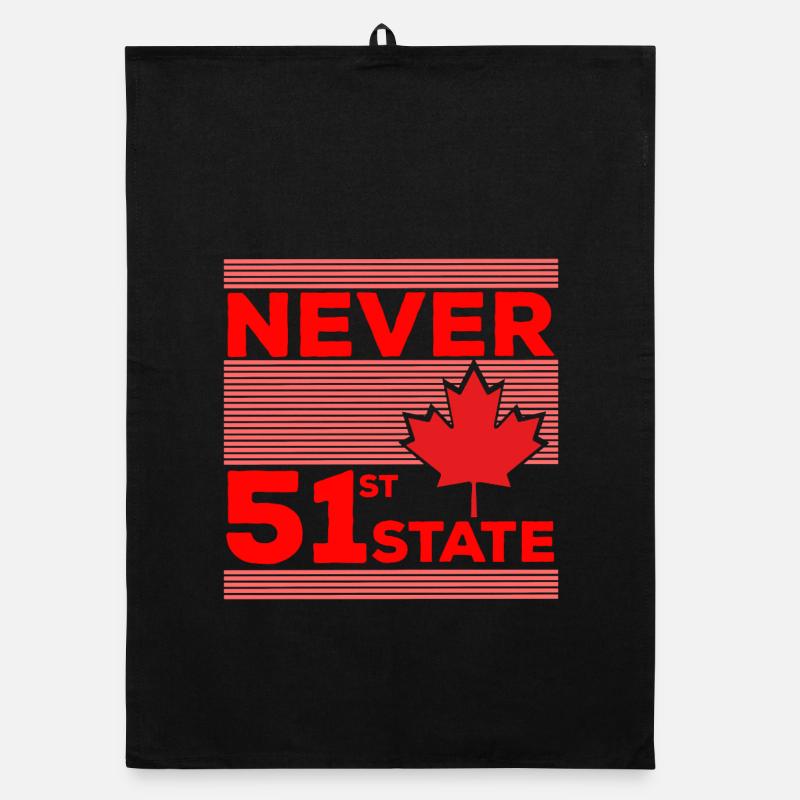 Never The 51st State Organic dish towel