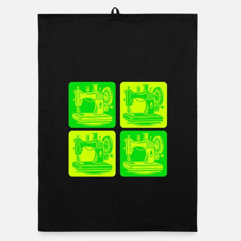 Sewing Machine Design Organic dish towel