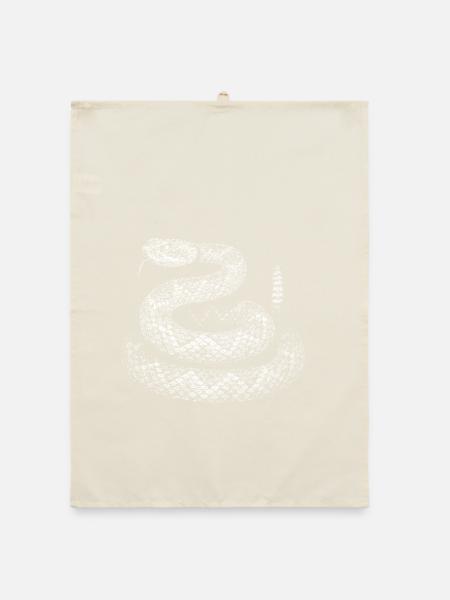 Snake - Organic dish towel - nature - Front