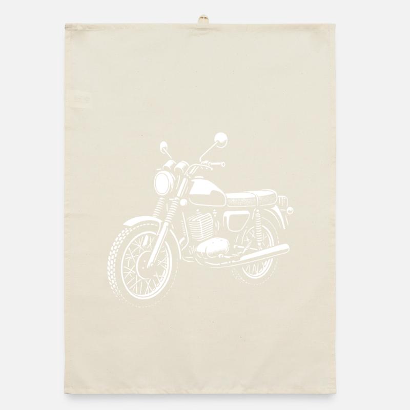 Two-Stroke Legend Retro Organic dish towel