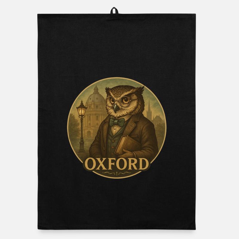 Professor Eule – Oxford Wisdom Organic Geschirrtuch