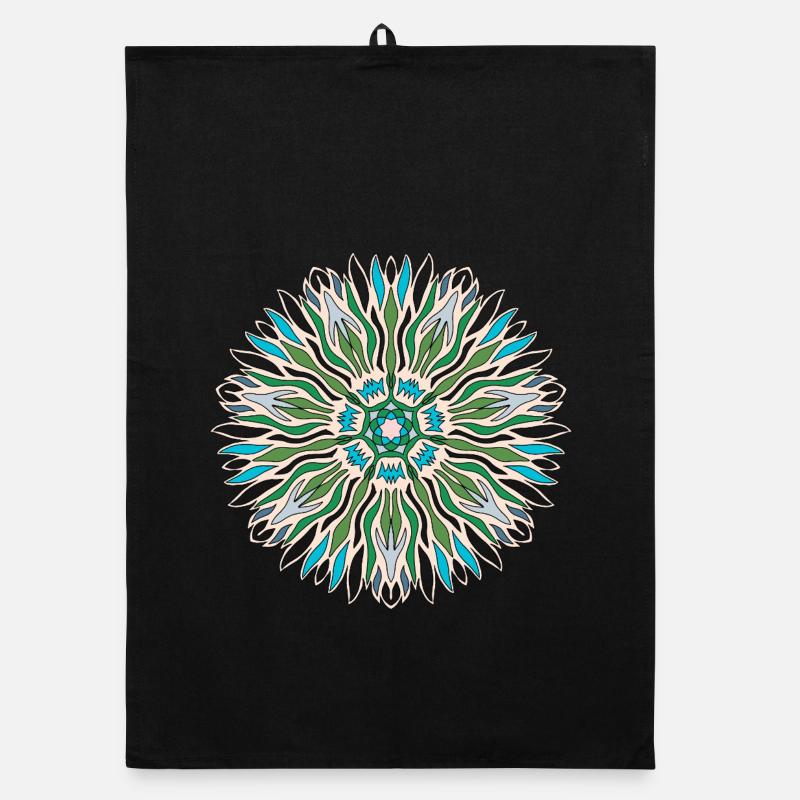 Meer Mandala Organic Geschirrtuch