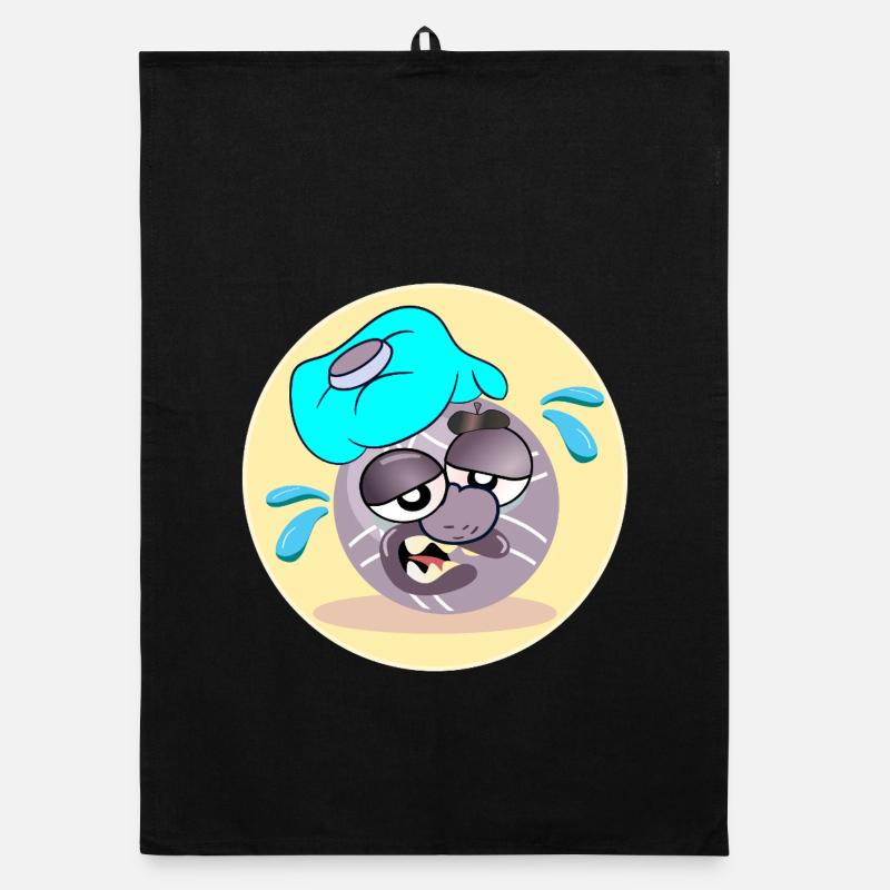 Pétanque Summer Boule Organic dish towel