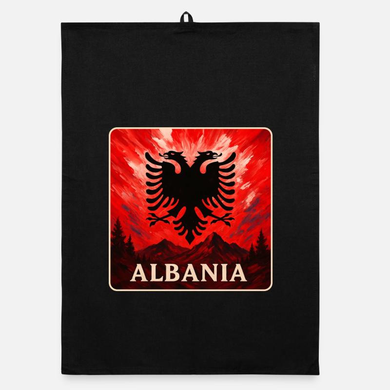 Albanie Double Eagle Design Torchon bio