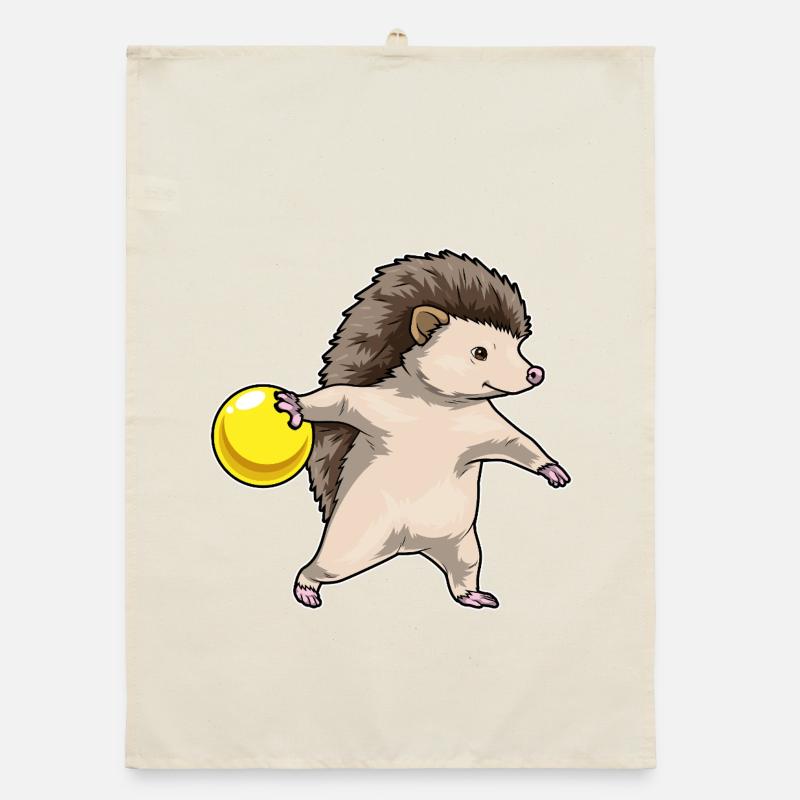 Hérisson Bowling Boule de bowling Torchon bio