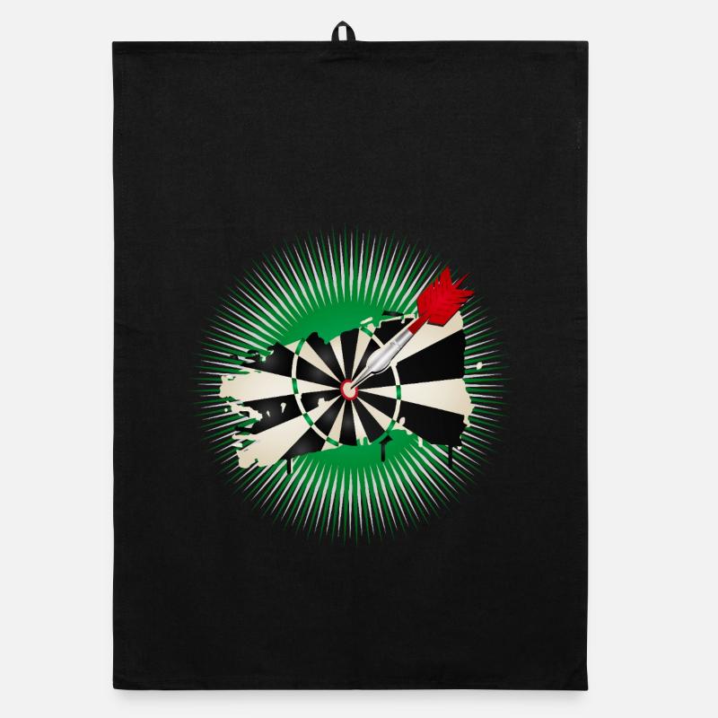 Jeu de fléchettes de style graffiti avec hit Torchon bio