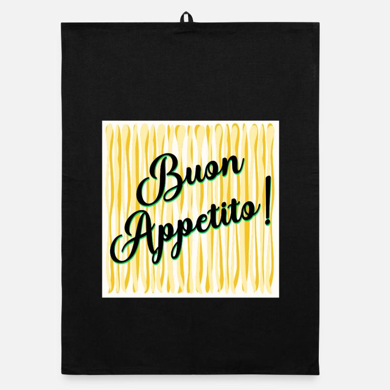 Spaghetti Enjoy your meal Organic dish towel