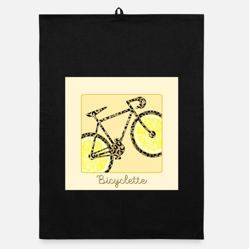 Vélo Cyclisme Bicyclette Citron Torchon bio