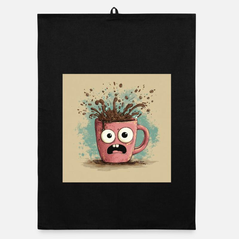 Caffeinated Chaos Organic Geschirrtuch