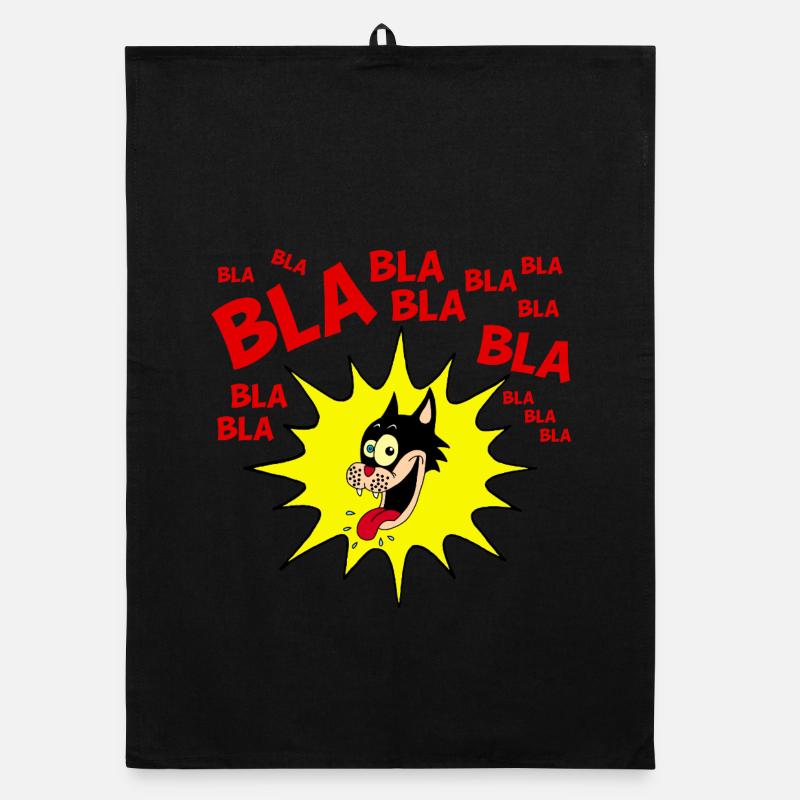 T-shirt Expression Animée d'un chat Torchon bio