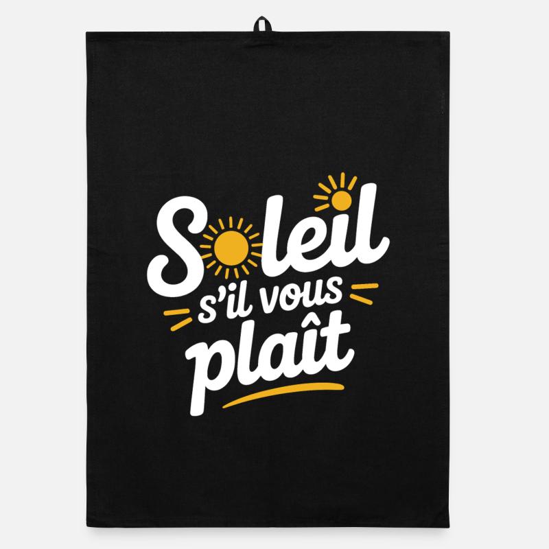 soleil s'il vous plait - sommerzeit Organic Geschirrtuch