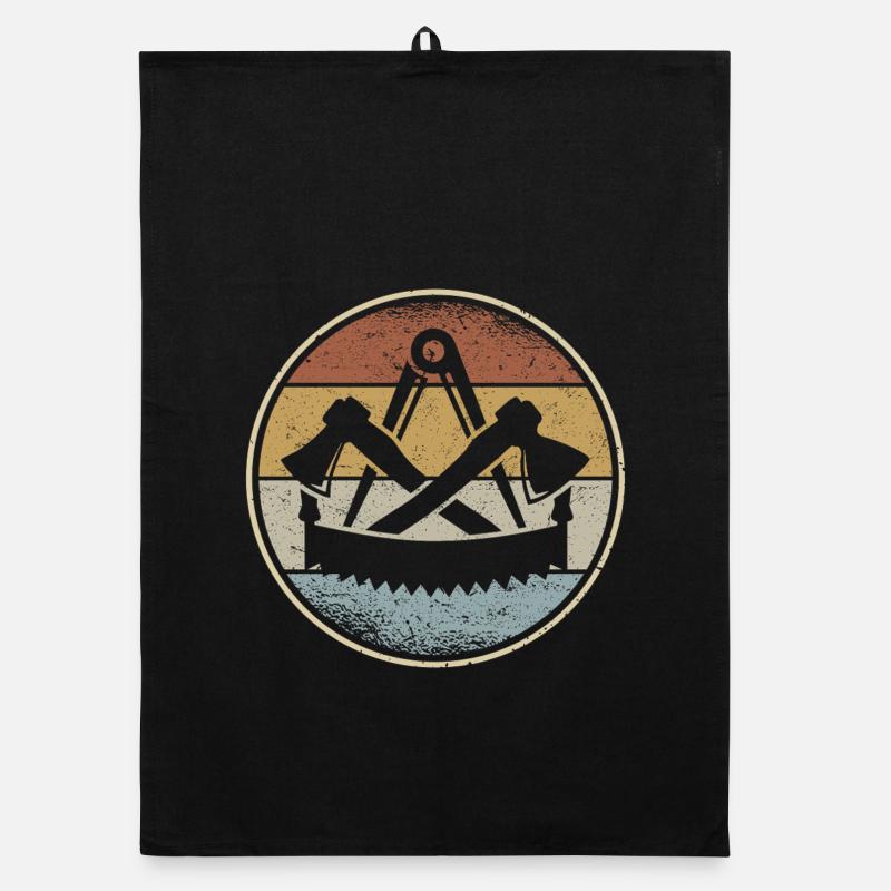 Carpenter's guild sign carpenter craft guild Organic dish towel
