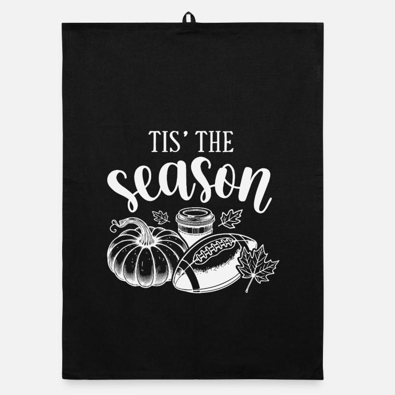 Autumnal Halloween Atmosphere Design Organic dish towel