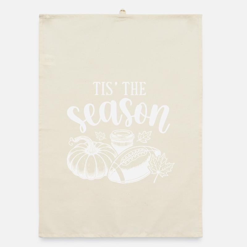 Conception d’atmosphère automnale d’Halloween Torchon bio