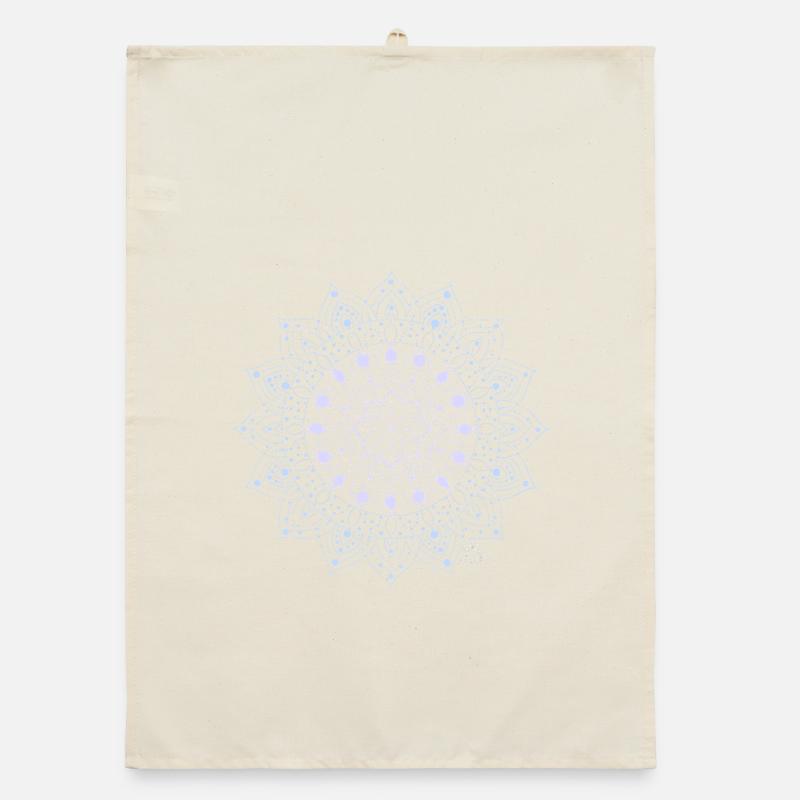 Geometric Mandala Pattern Organic dish towel