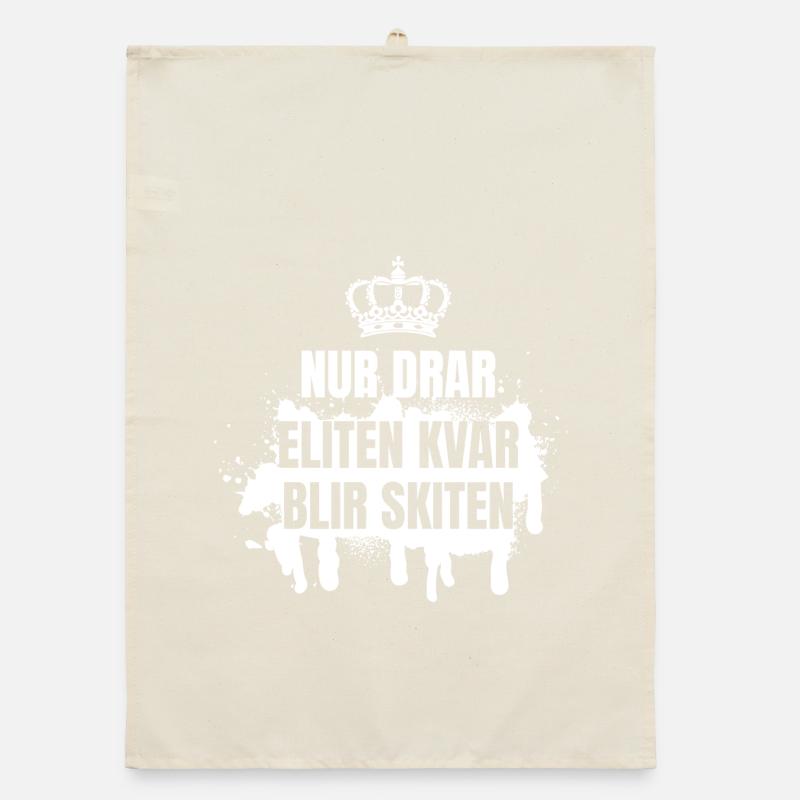 Klassenhemden Nur die Elite mitschleppen wird die sein Organic Geschirrtuch