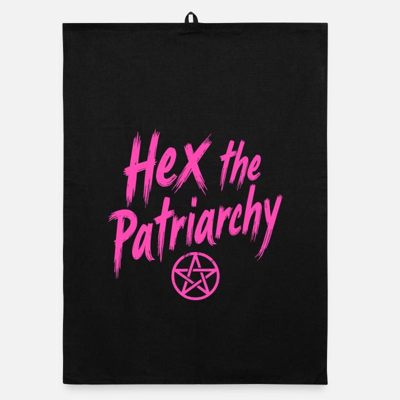 Hex The Patriarchy – Déclaration féministe Torchon bio