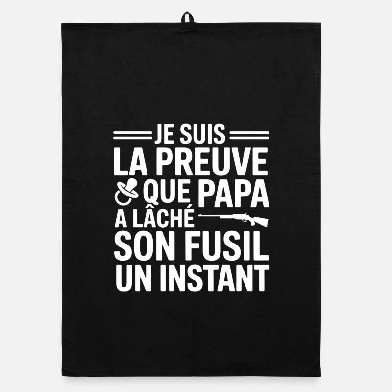 Lustiges Geburtsgeschenk Papa hat seinen Organic Geschirrtuch
