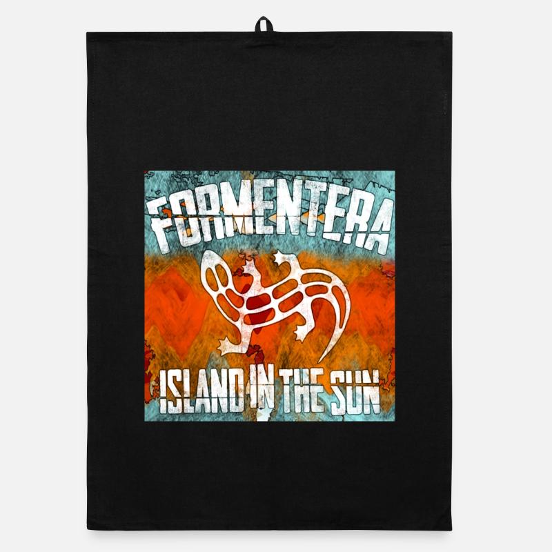 Formentera with Gecko Organic dish towel