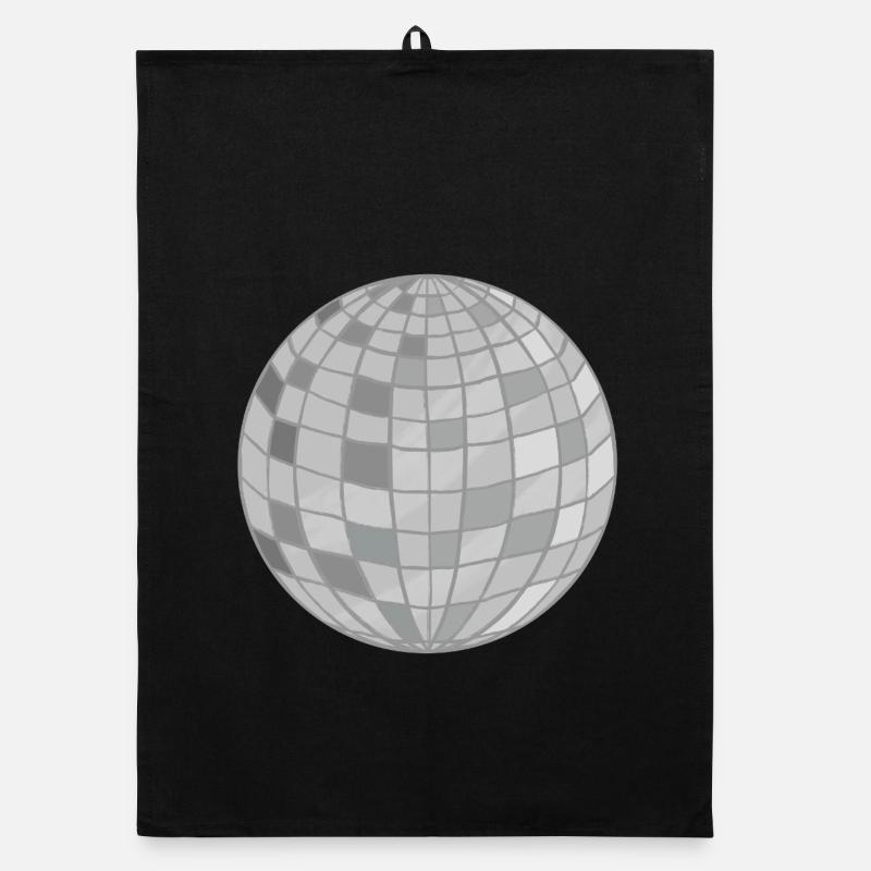 Conception de boule disco Torchon bio