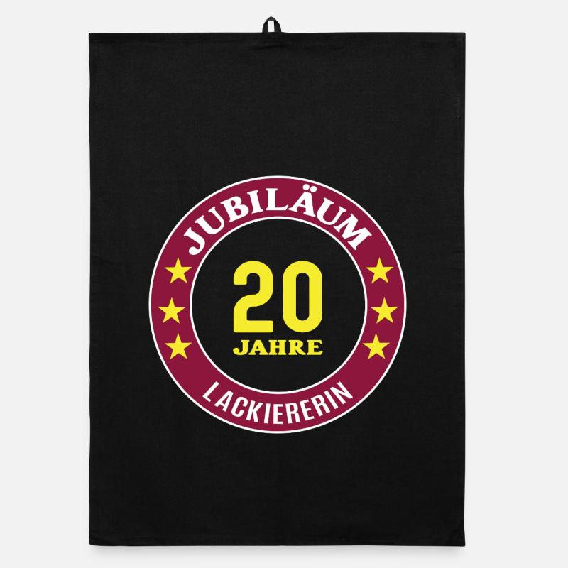 Painter Anniversary 20 Years 20th Anniversary Organic dish towel