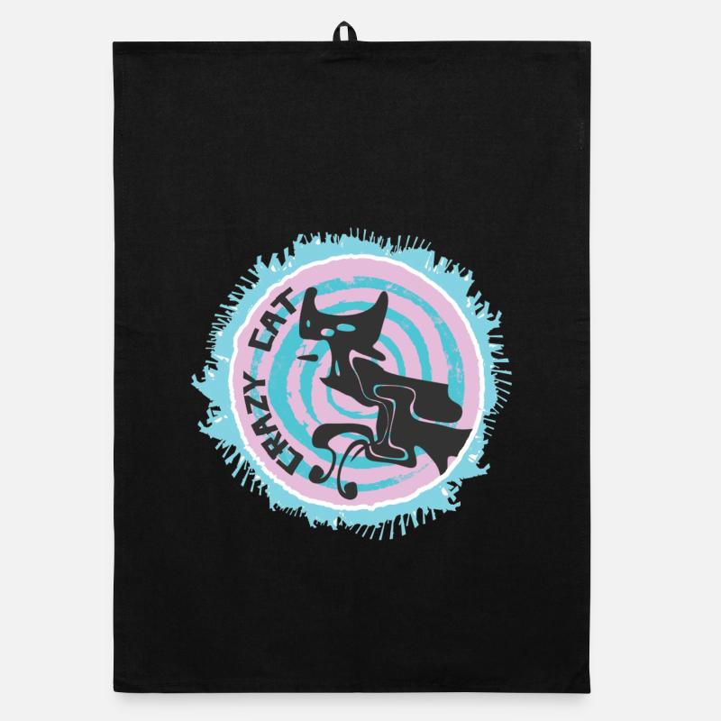 Chat abstrait avec citation Torchon bio