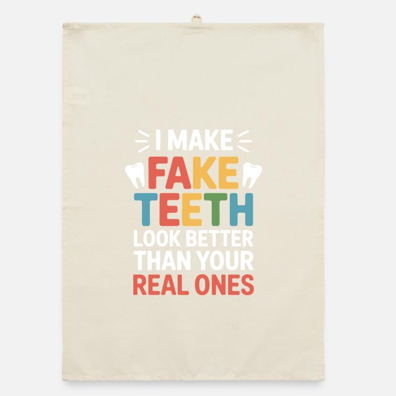 Dental Technician Precision Work  Organic dish towel
