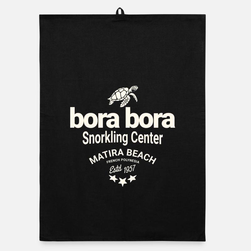 Bora Bora Tauchen Organic Geschirrtuch