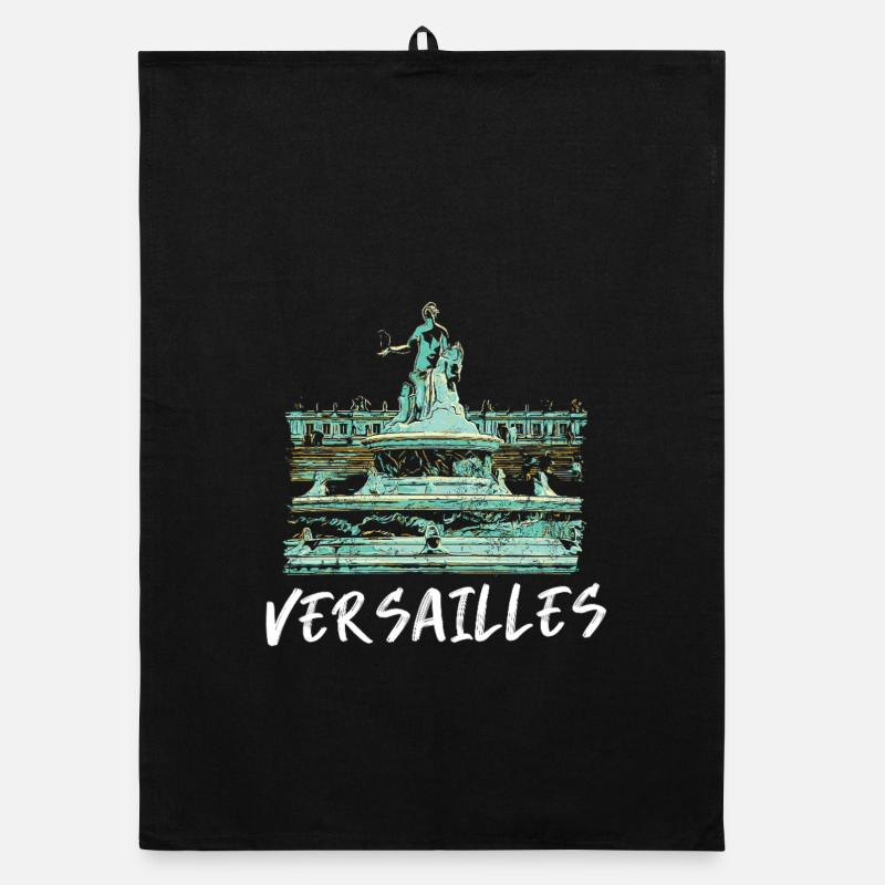 Versailles, Barocker Brunnen Organic Geschirrtuch
