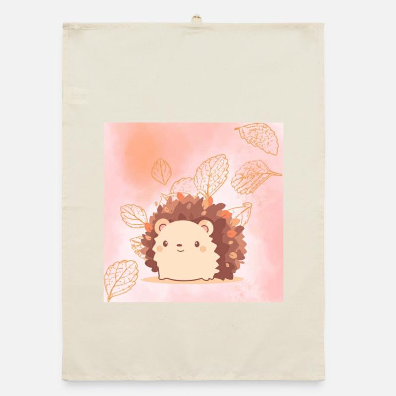 mignon hérisson  Torchon bio