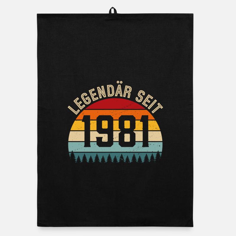Legendary since 1981 – Born in 1981 Organic dish towel