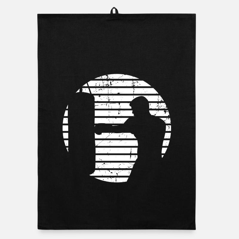 Boxer Sketch Organic dish towel