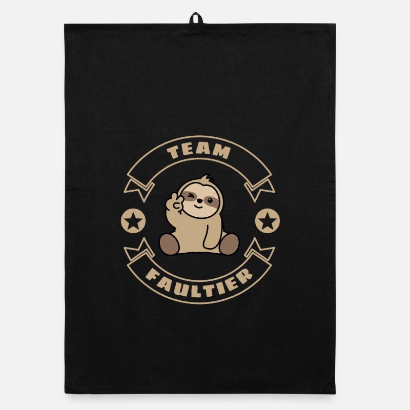 Team Sloth Sloth Organic dish towel