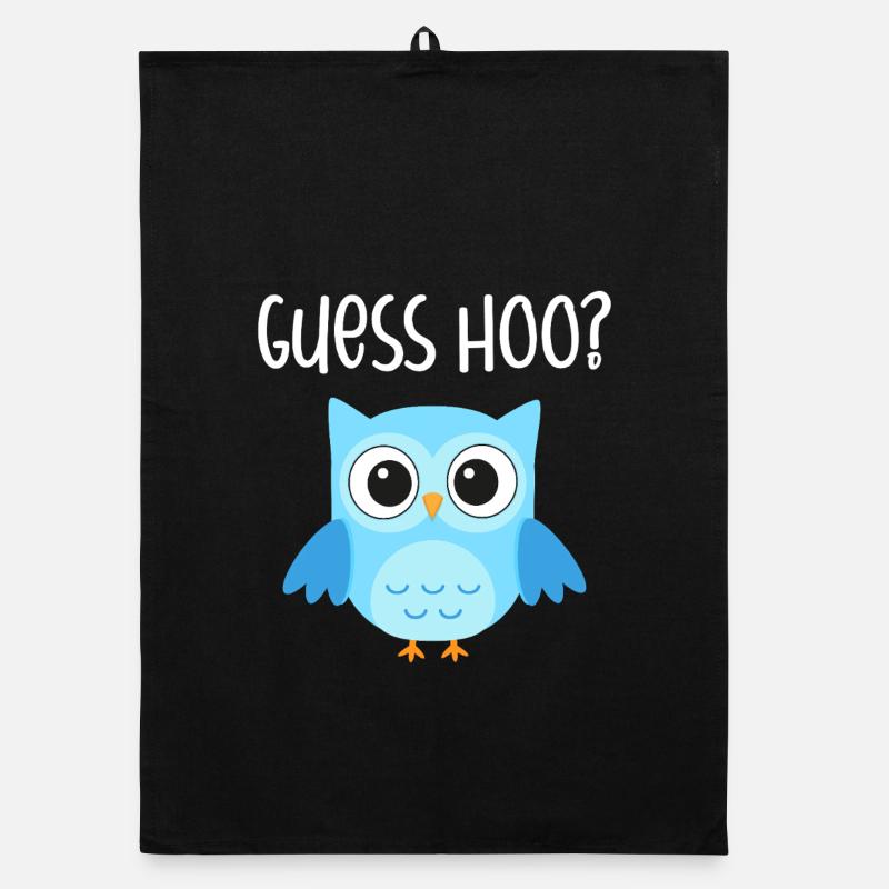 Hibou devinez hoo Torchon bio