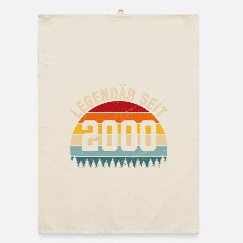 Legendary since 2000 – Vintage 2000 Organic dish towel