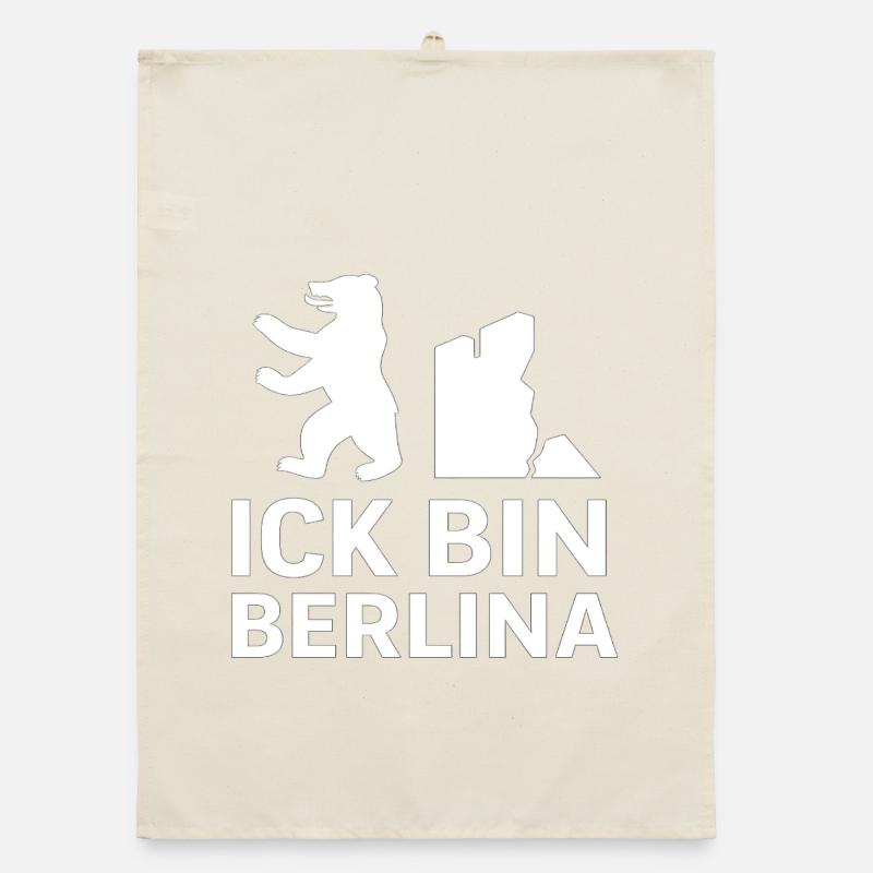 Ick bin Berlina Organic Geschirrtuch