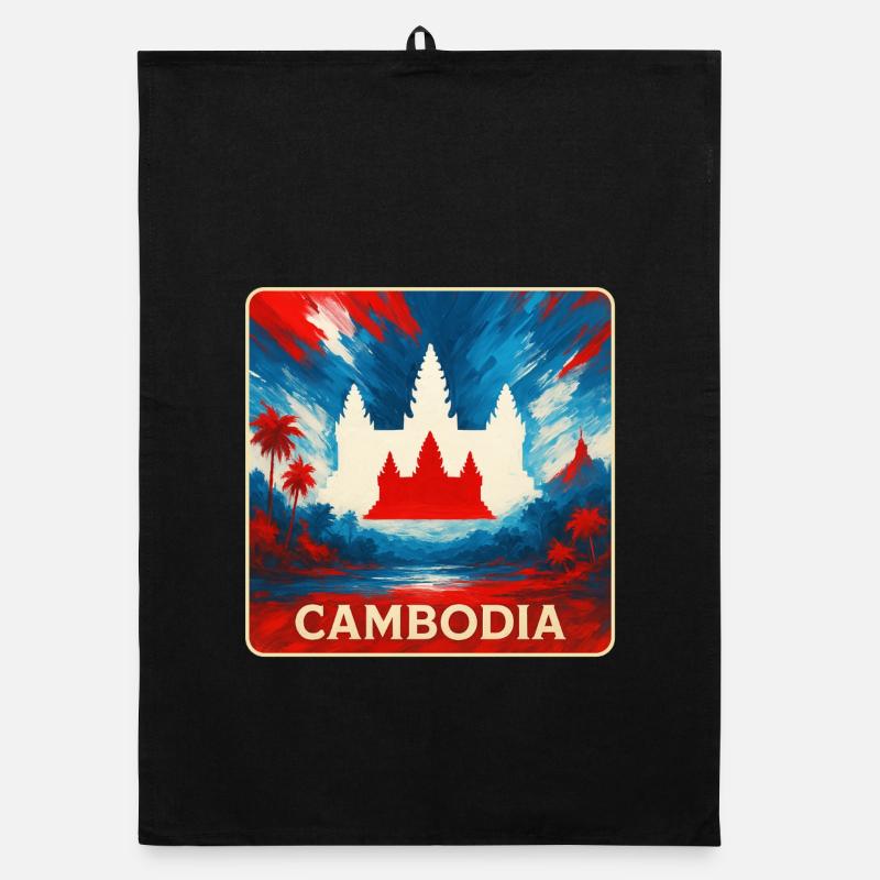Cambodge – Angkor Wat Design Torchon bio