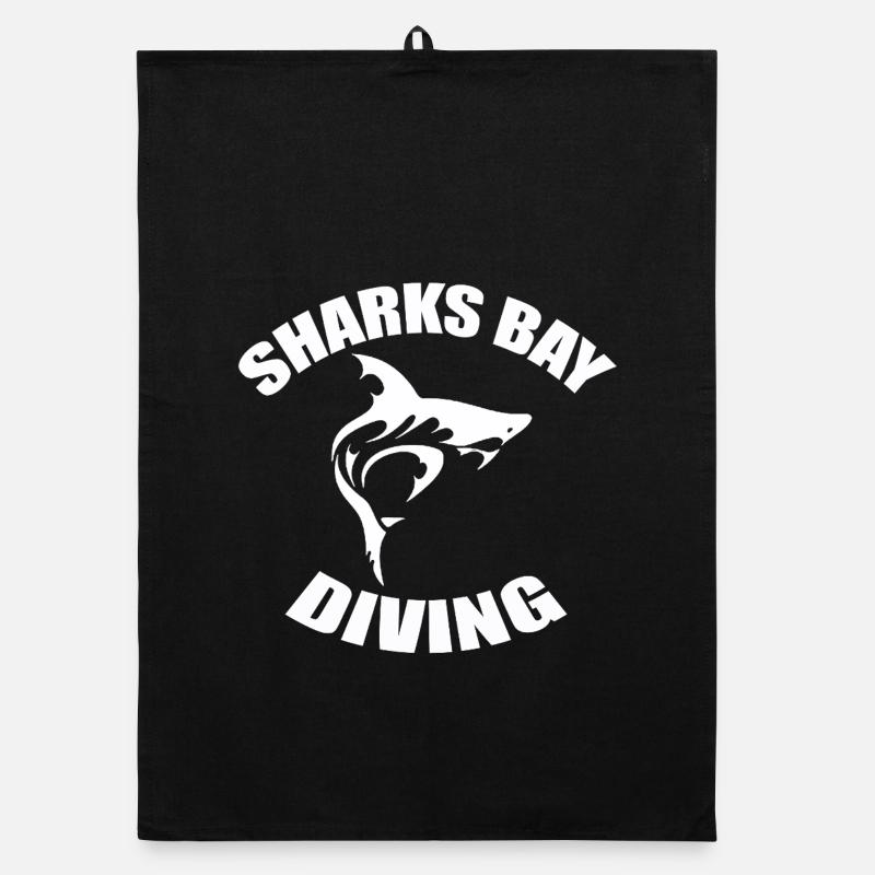 PLONGÉE À SHARKS BAY Torchon bio