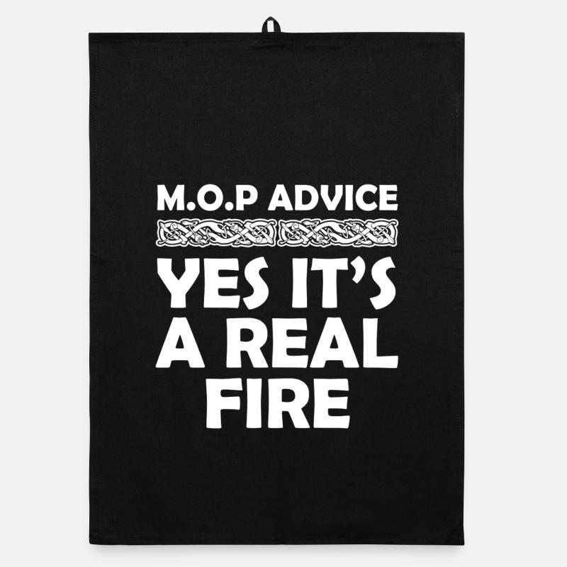 MOP - Feu réel Torchon bio