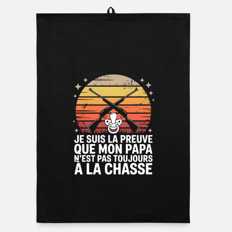 Proof Dad Hunt Organic dish towel