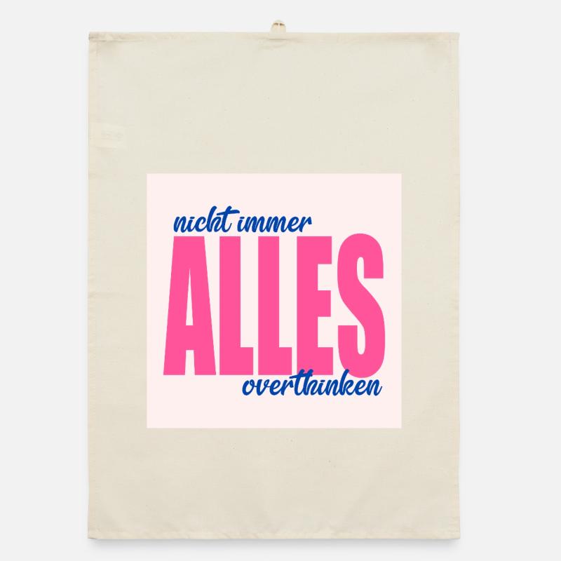 Dictons réfléchis Pensées Torchon bio